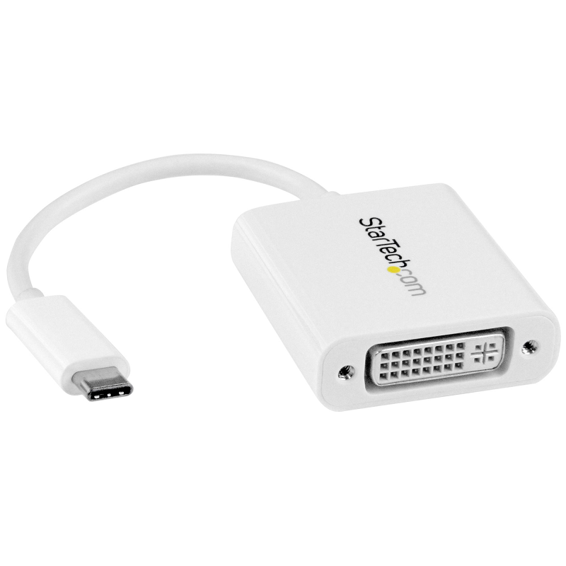 You Recently Viewed StarTech CDP2DVIW USB-C to DVI Adapter - White Image